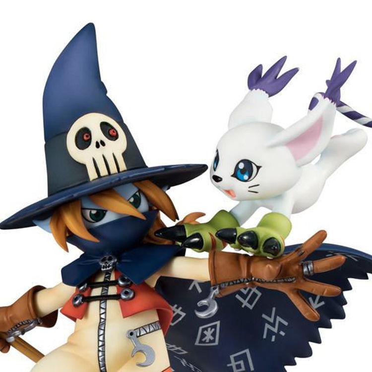 Digimon - Figurine Wizarmon & Tailmon