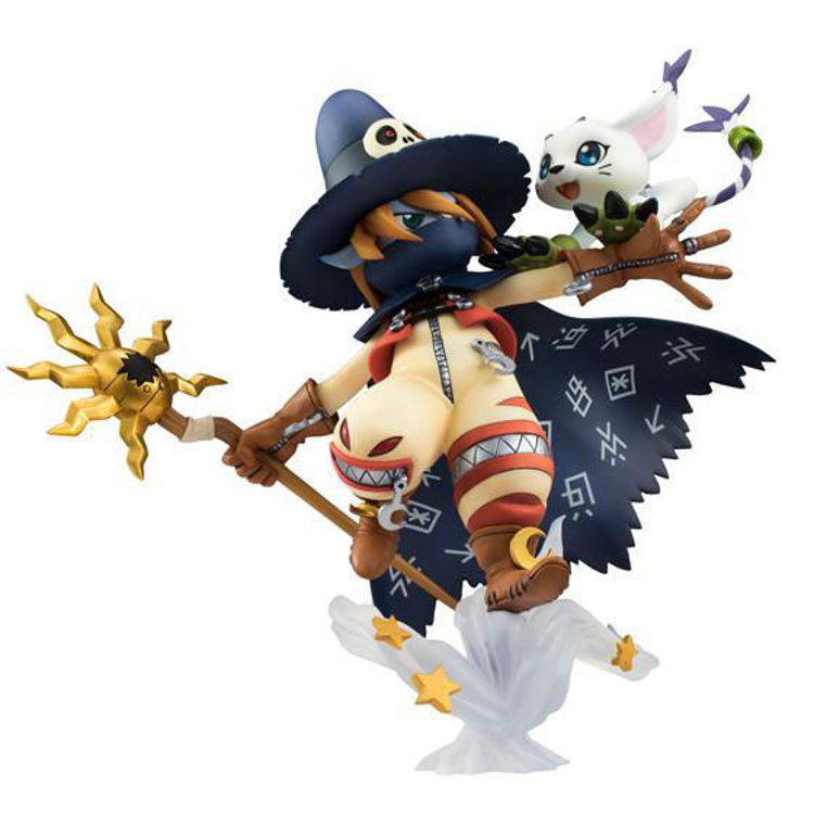 Digimon - Figurine Wizarmon & Tailmon