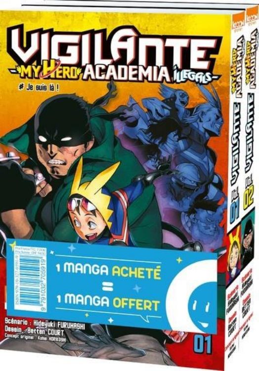 Vigilante - My Hero Academia Illegals Coffret Tome 01 & 02