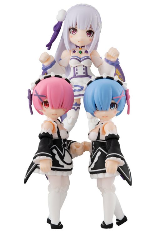 Re Zero -Starting Life in Another World- Figurine Ram, Rem & Emilia