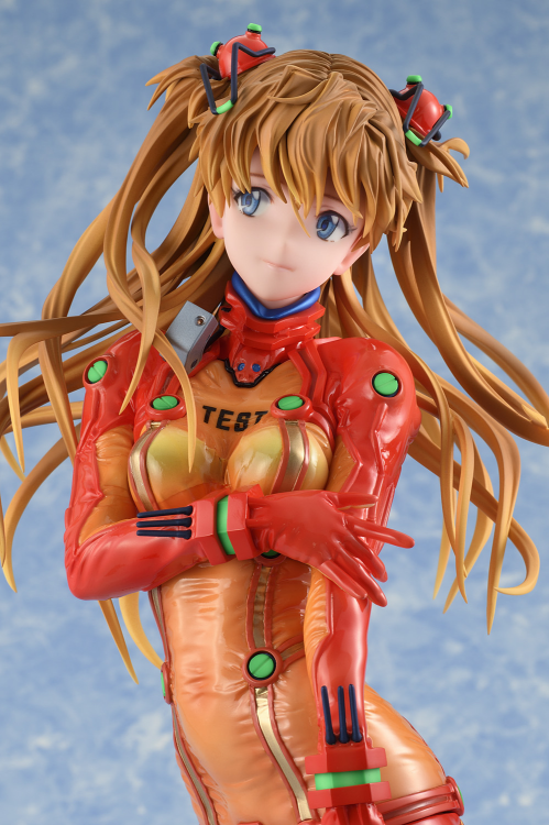 Evangelion - Figurine Souryuu Asuka Langley  Test Suit, Smile Ver. (Bell Fine)