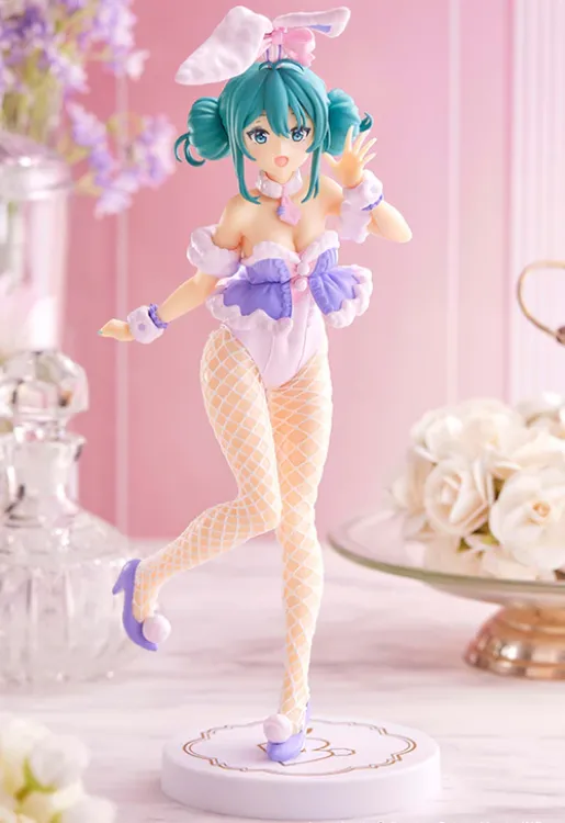 Piapro Characters - Figurine Hatsune Miku : White Bunny Lavender Ver. (FuRyu)